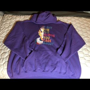 Jerzees RBG “Fight for the things” Hoodie (XXL)